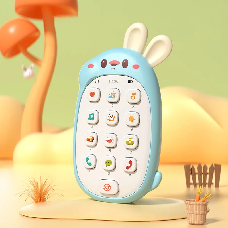 Children's rabbit toys mobile phones
