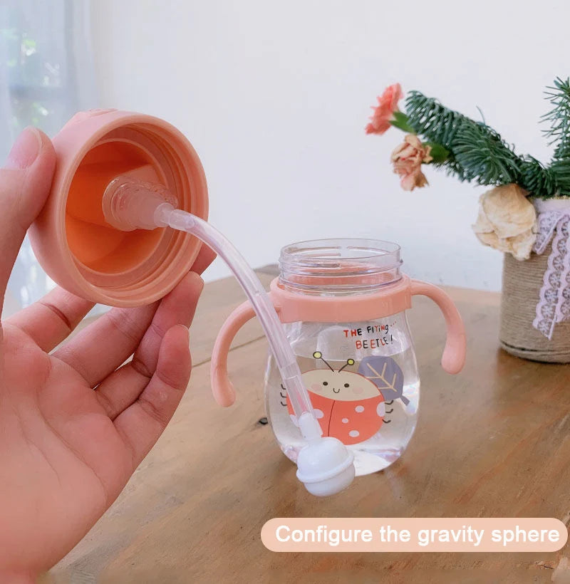 Baby Water Cup Straw Cute