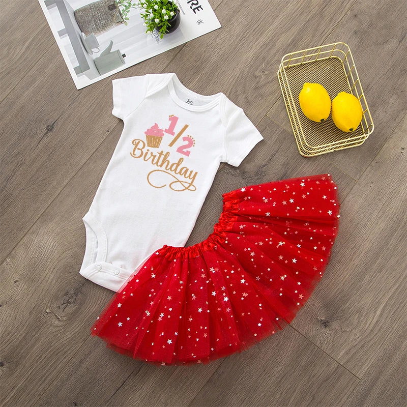 It's My 1/2 Birthday Baby Girls