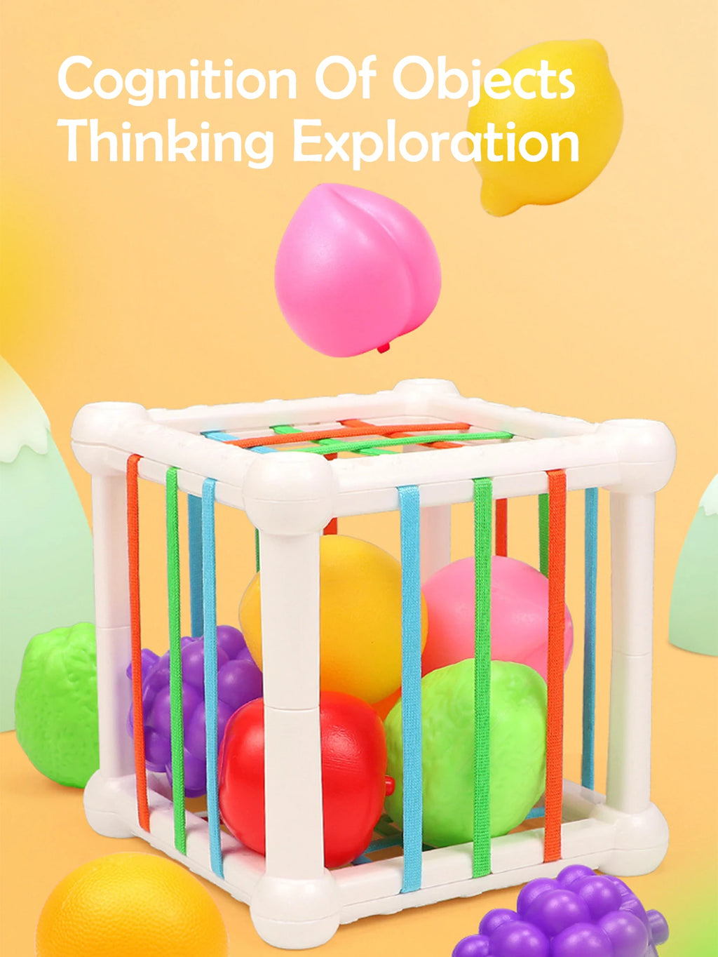 Kids Educational Cube Shape Matching Stacking Learning Toys