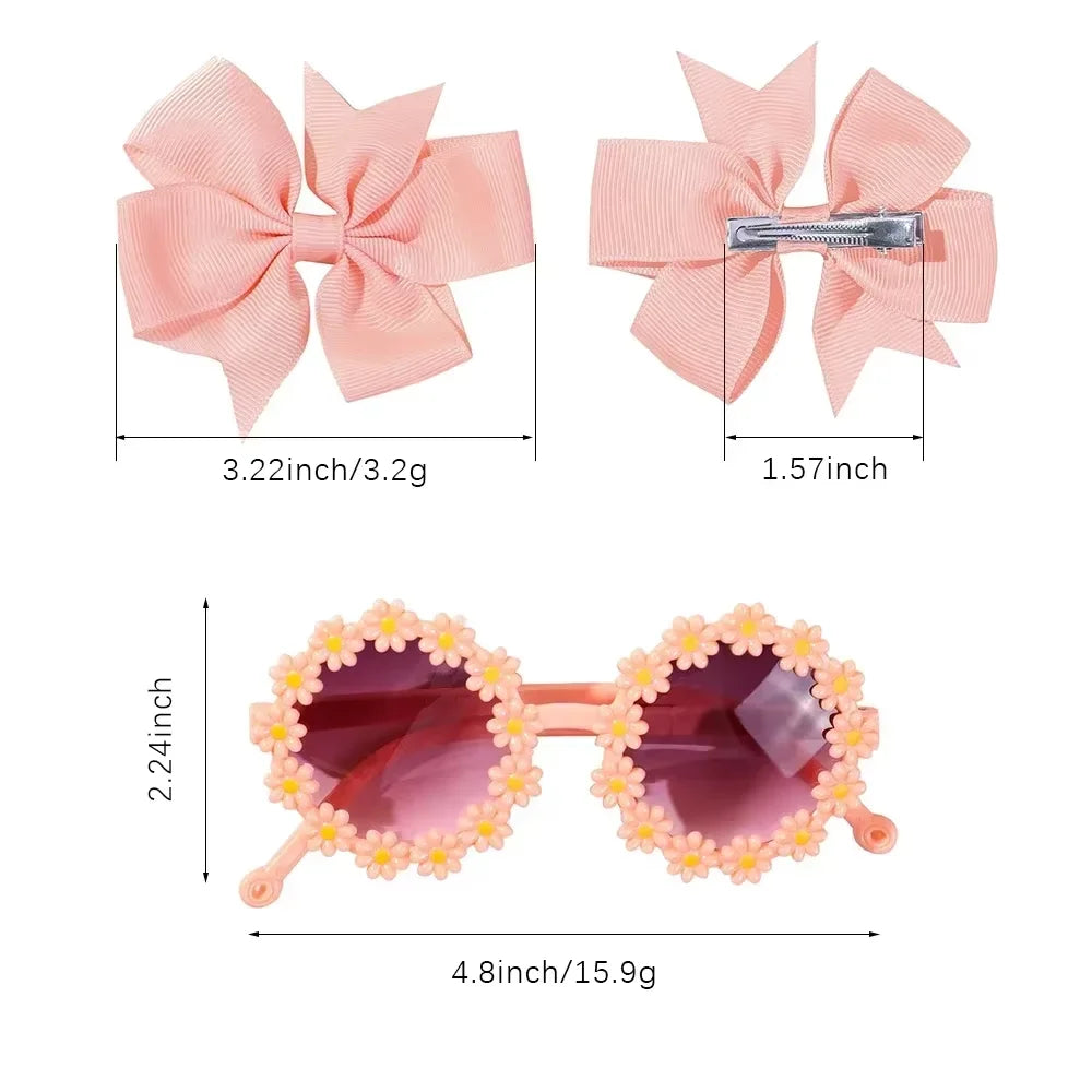 3Pcs/set Cheer Bow Hairclips