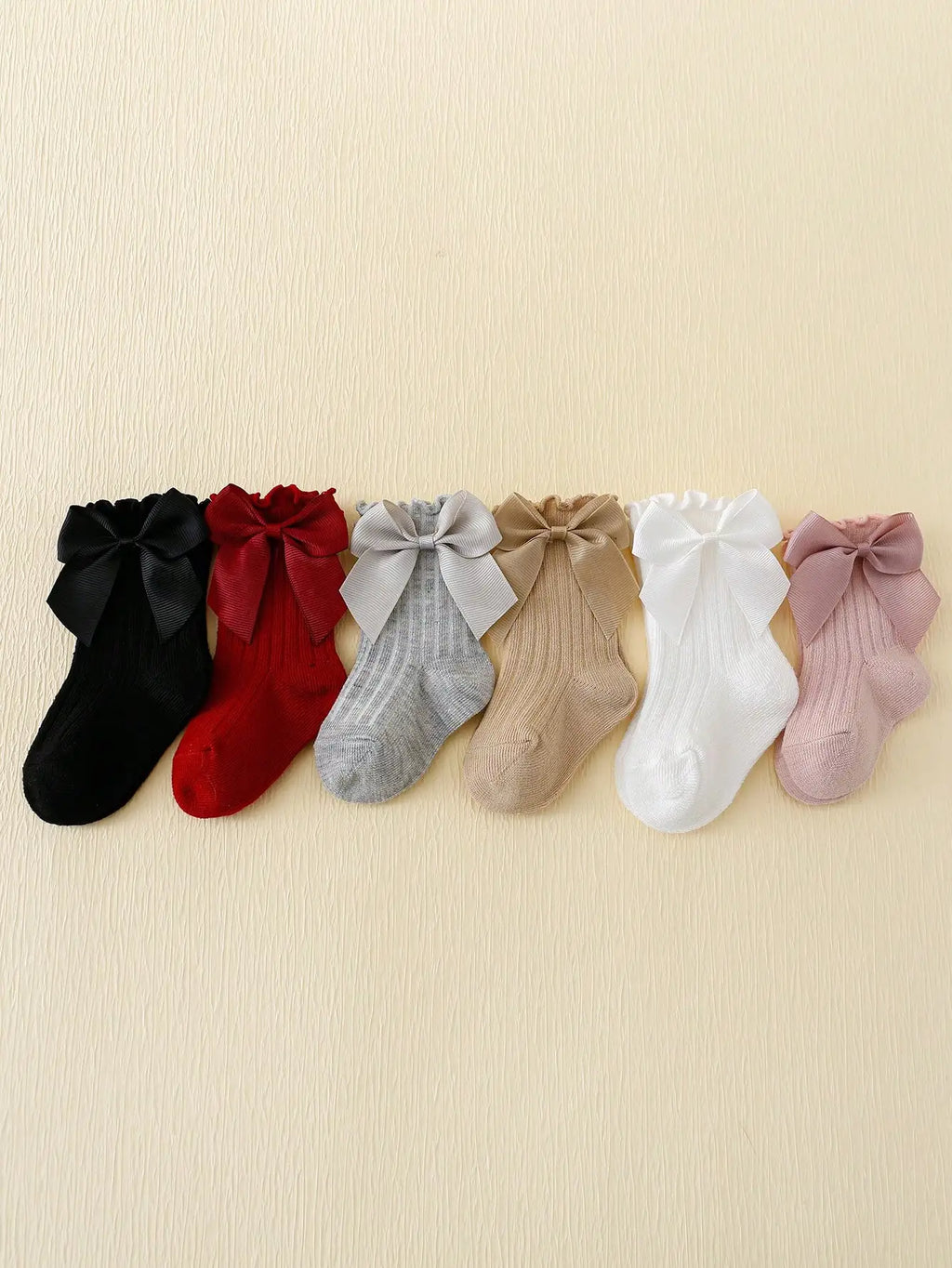Bow lace socks