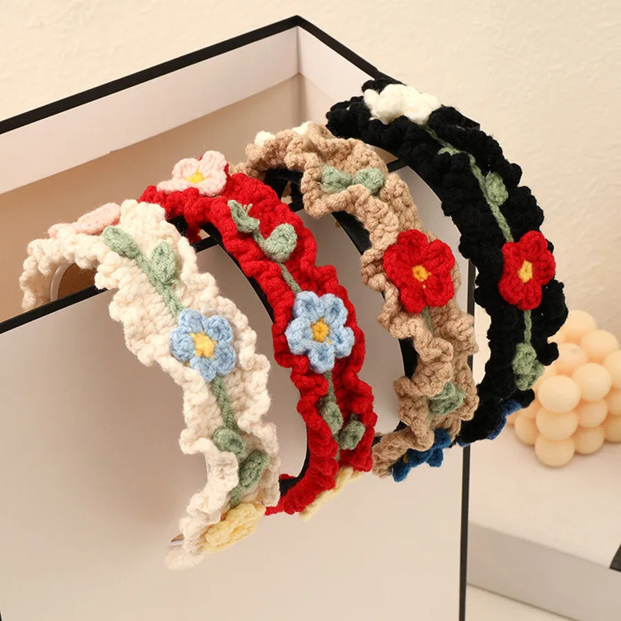 Woolie Bloom Headband 🌸🧣