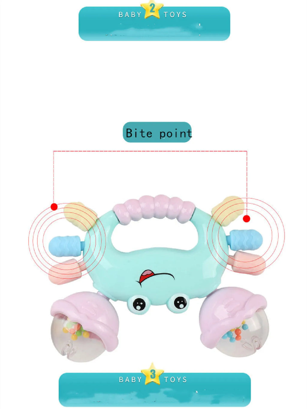 🧸SeaBuddy™ Teether Rattle