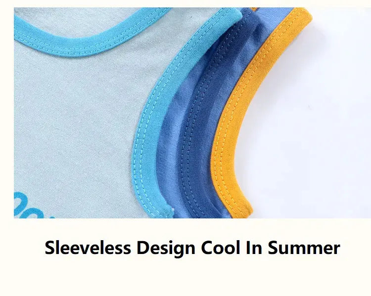 2PCS Children Sleeveless Sets
