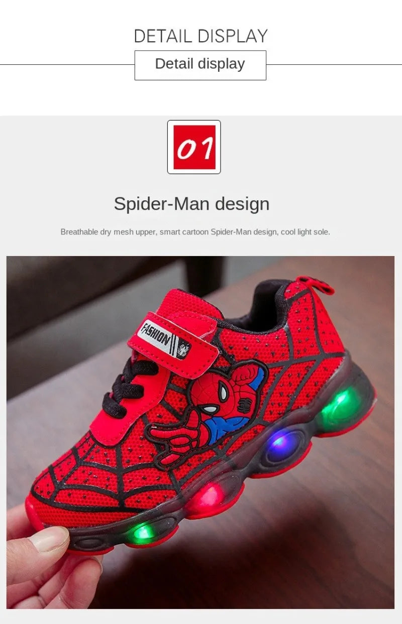 SpiderGlow Kids Shoes
