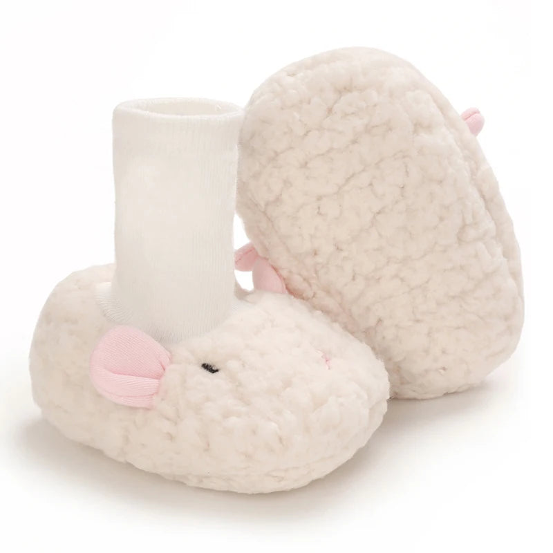 Winter New Cute Cartoon Baby Booties