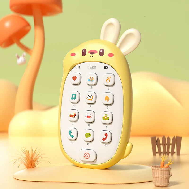 Children's rabbit toys mobile phones
