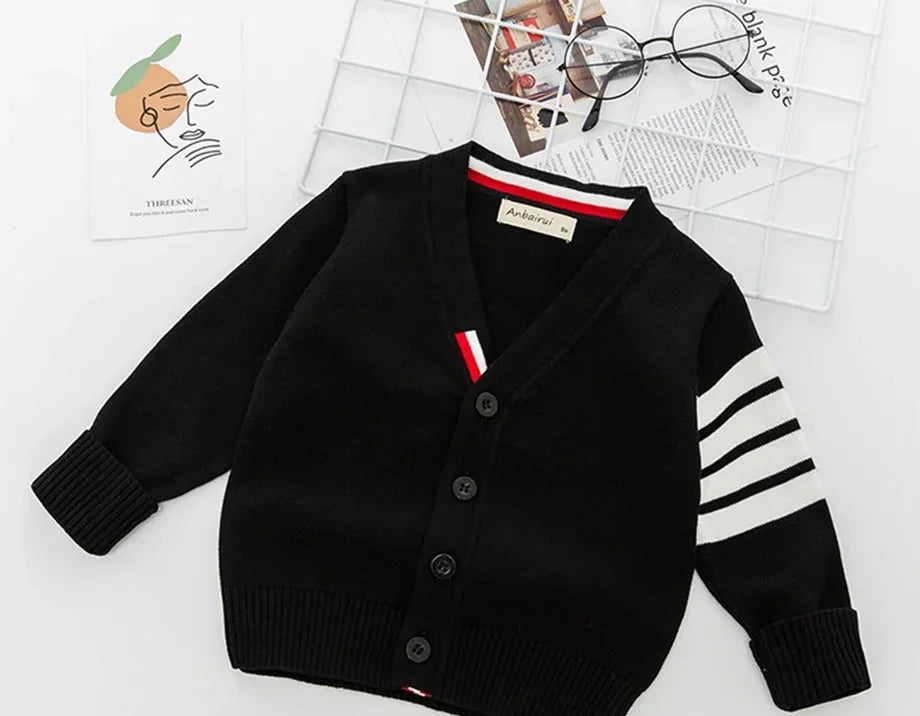 StripeEase™ Knit Cardigan