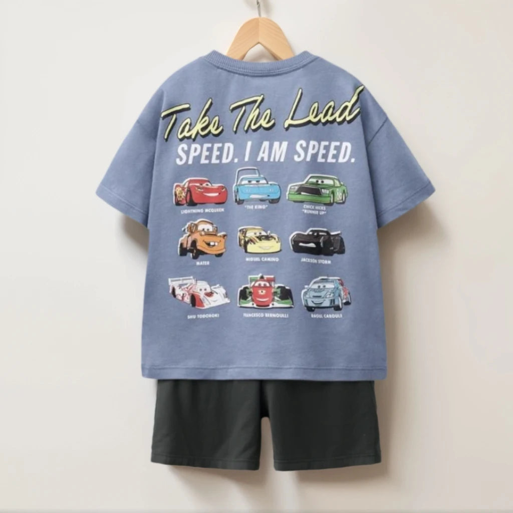 Children Cartoon Car  Suit