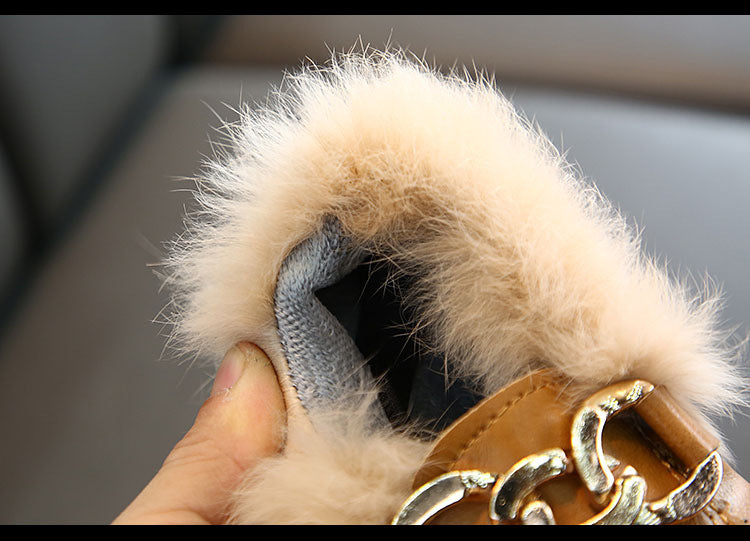 Kids Fur Shoes