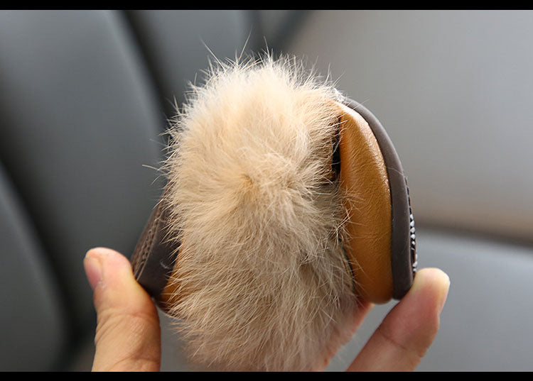 Kids Fur Shoes