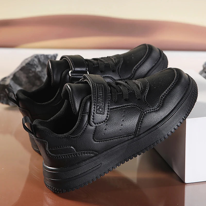 Black Kids Shoes Sports