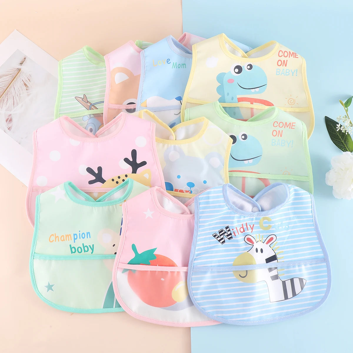 🦊MunchMate™ 5PCS Bibs