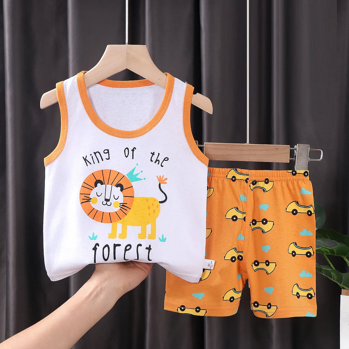 2PCS Children Sleeveless Sets