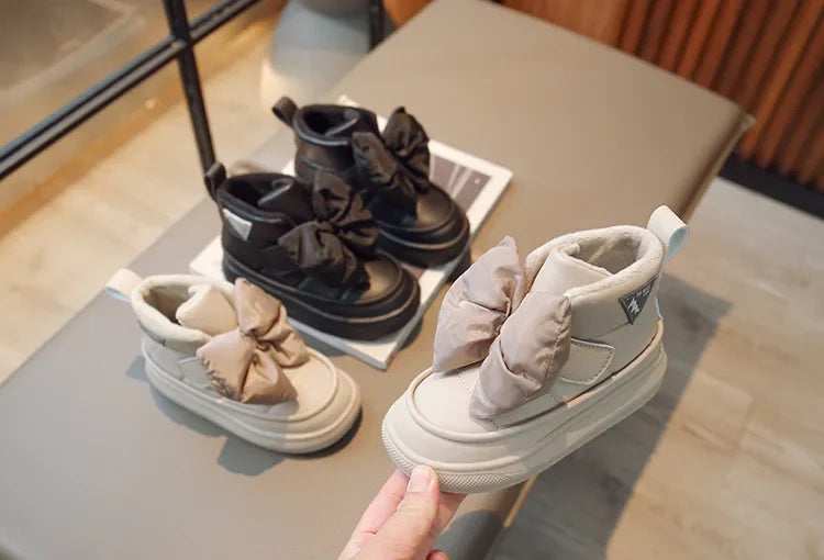 Fashion Big Bow Princess Boots