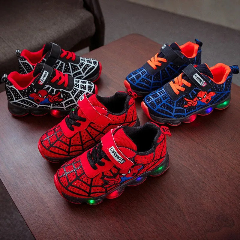 SpiderGlow Kids Shoes