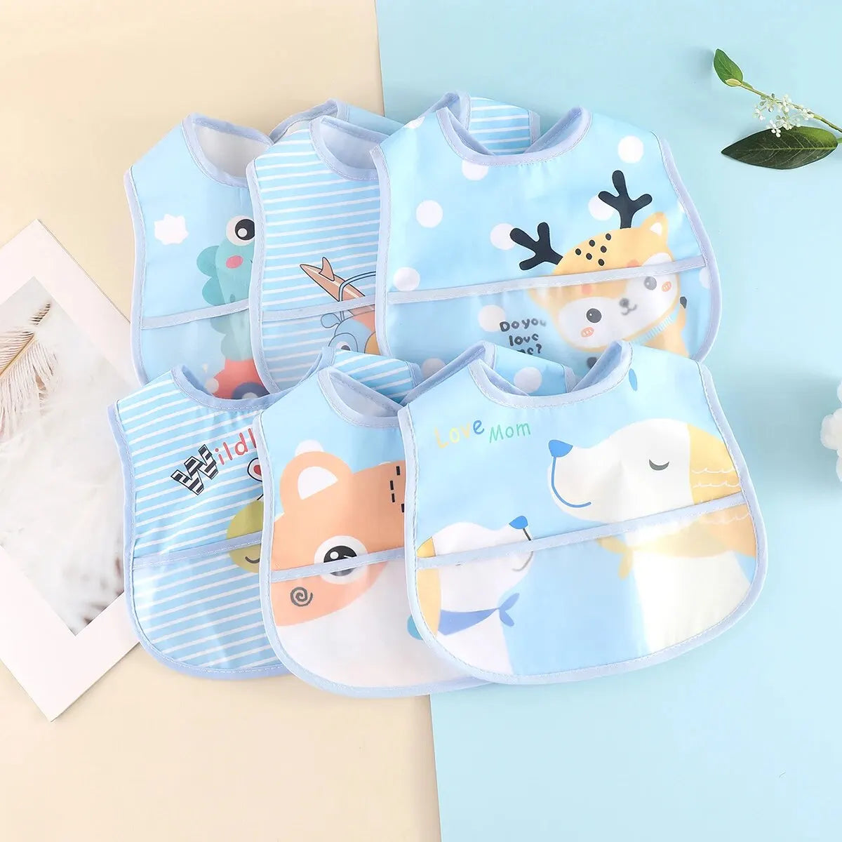 🦊MunchMate™ 5PCS Bibs