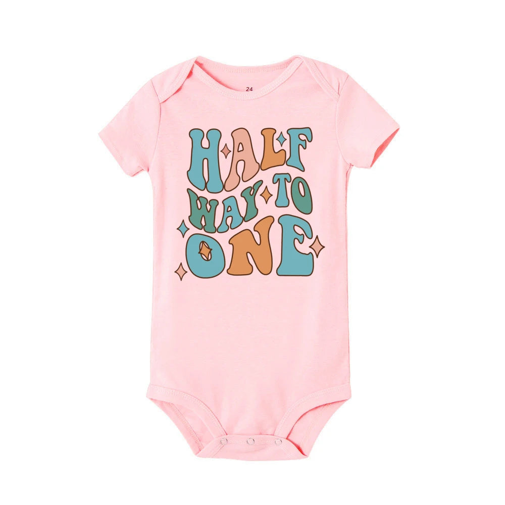 Cake 1/2 Birthday Printed