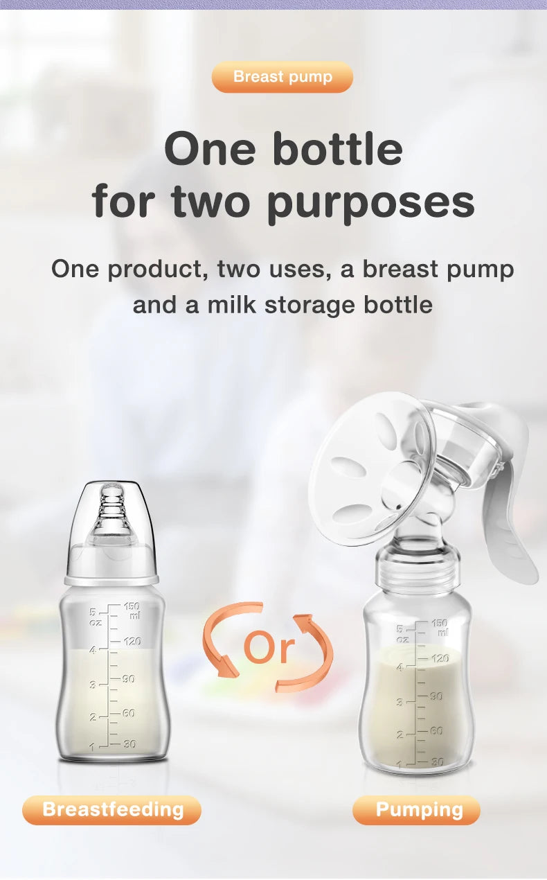 MAMIJOY  Breast Pump Baby Nipple Manual