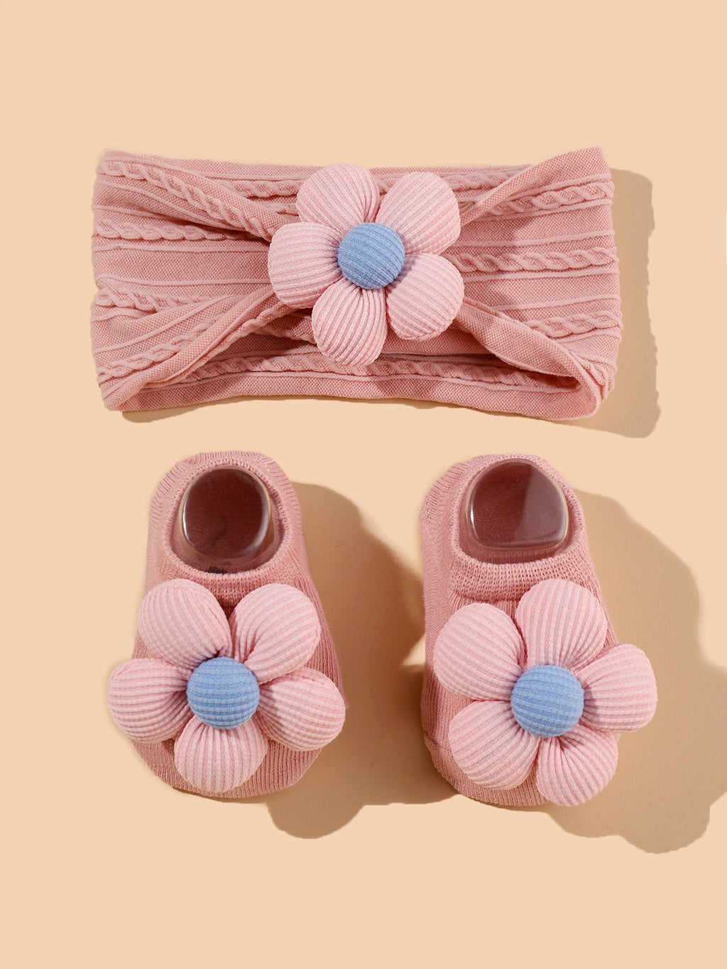 Baby Girls Headband Socks Set