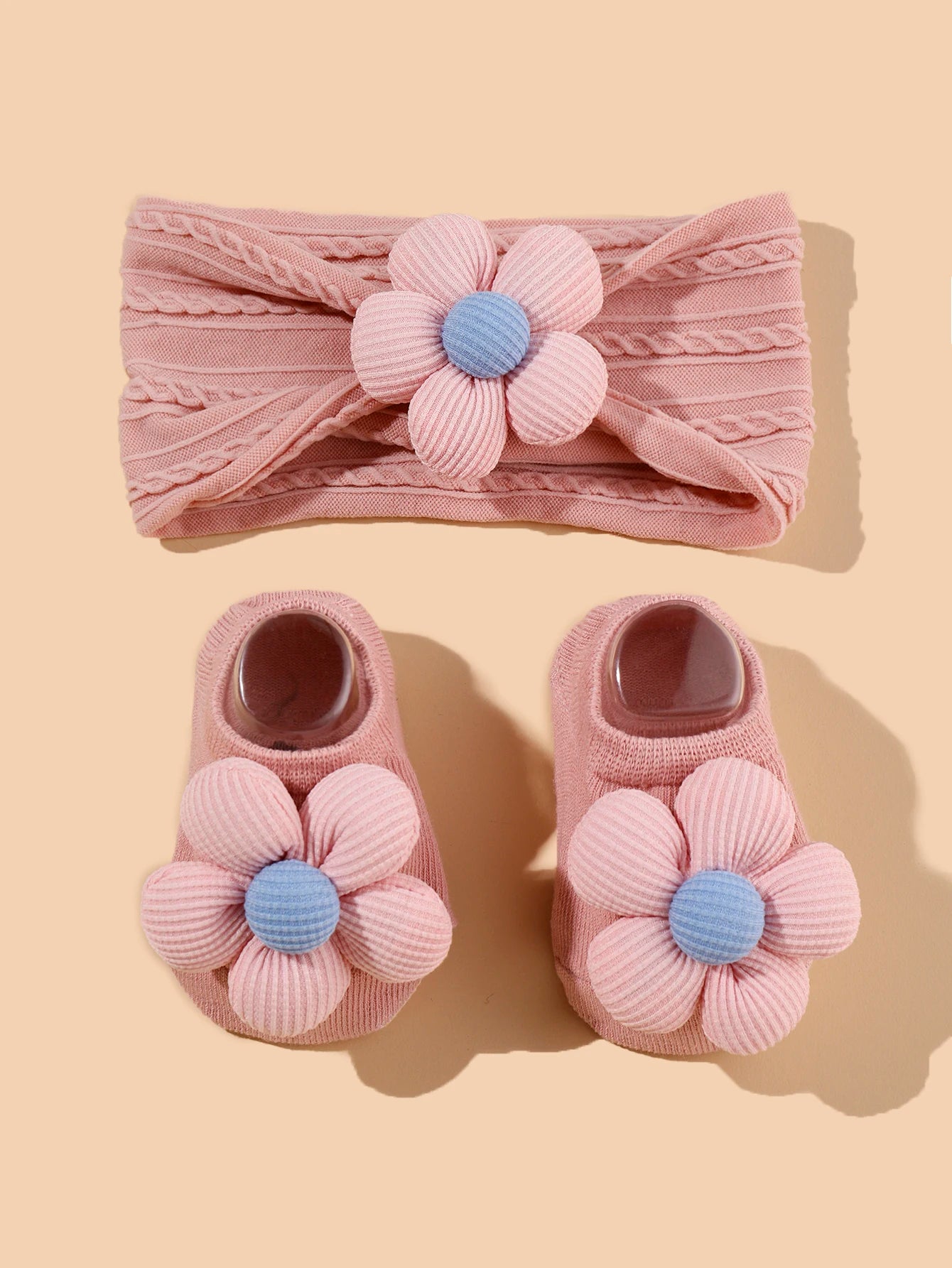 Baby Girls Headband Socks Set
