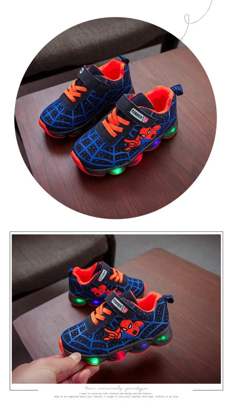 SpiderGlow Kids Shoes
