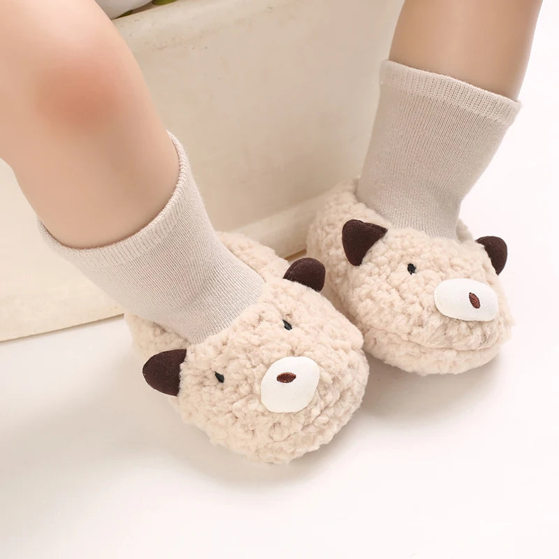 Winter New Cute Cartoon Baby Booties