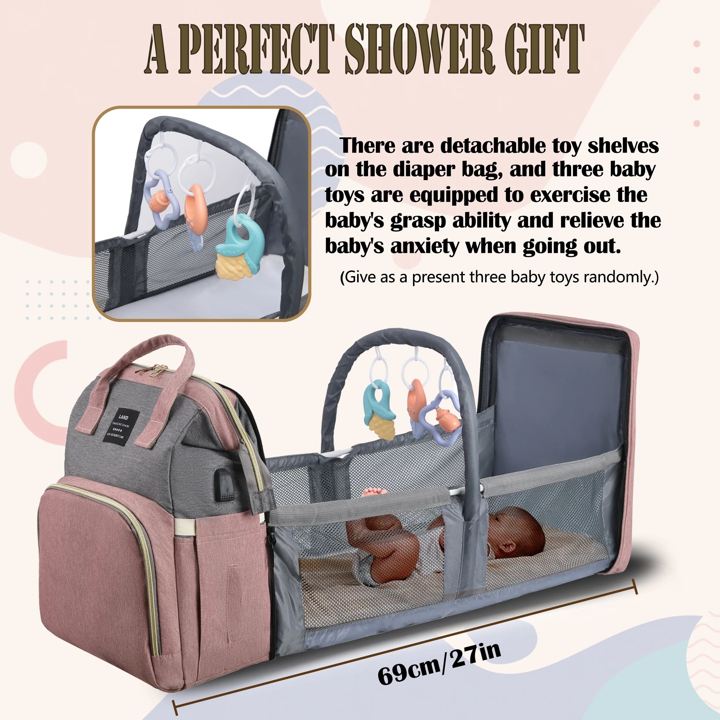 🌸DreamNest™ Mommy Bag