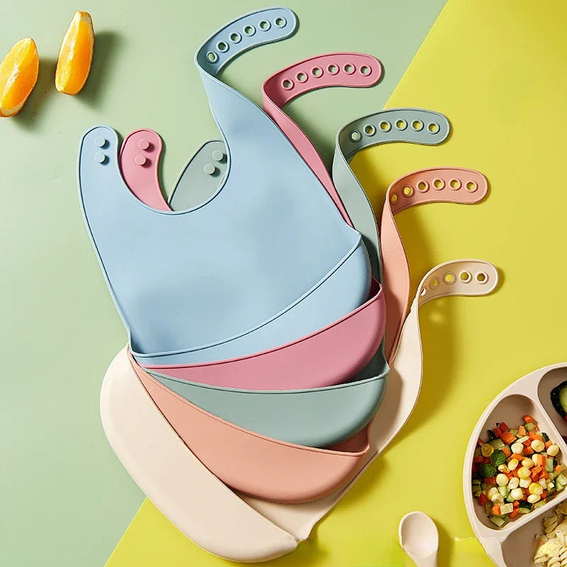 💦SilkyBite™ Silicone Bib