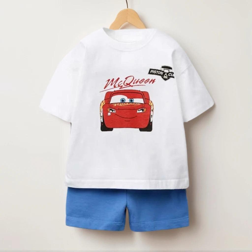 Children Cartoon Car  Suit