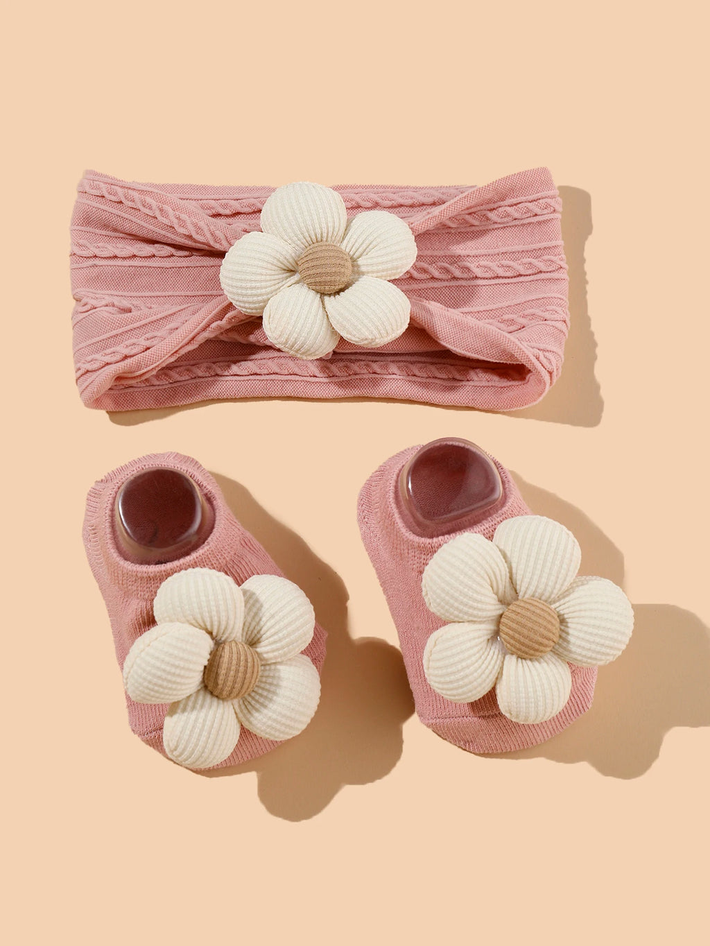 Baby Girls Headband Socks Set