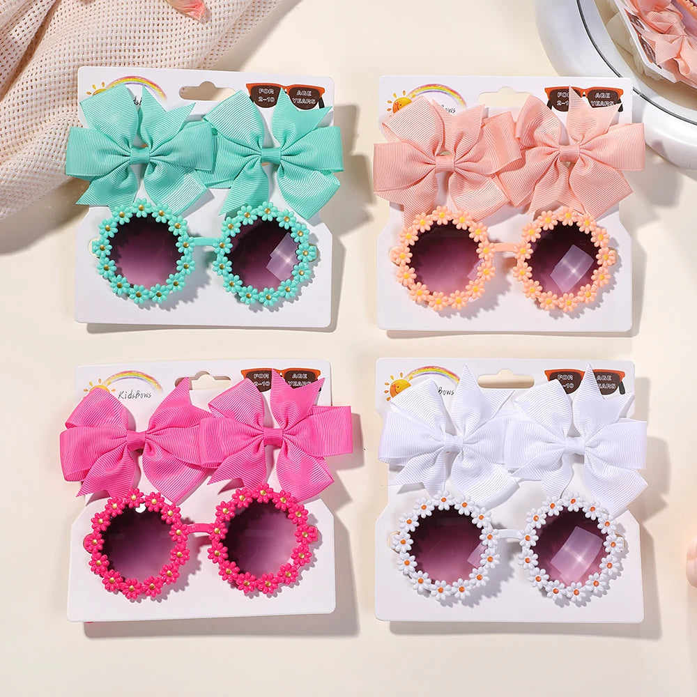 3Pcs/set Cheer Bow Hairclips
