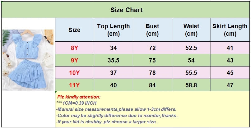 Girls Summer Princess Set