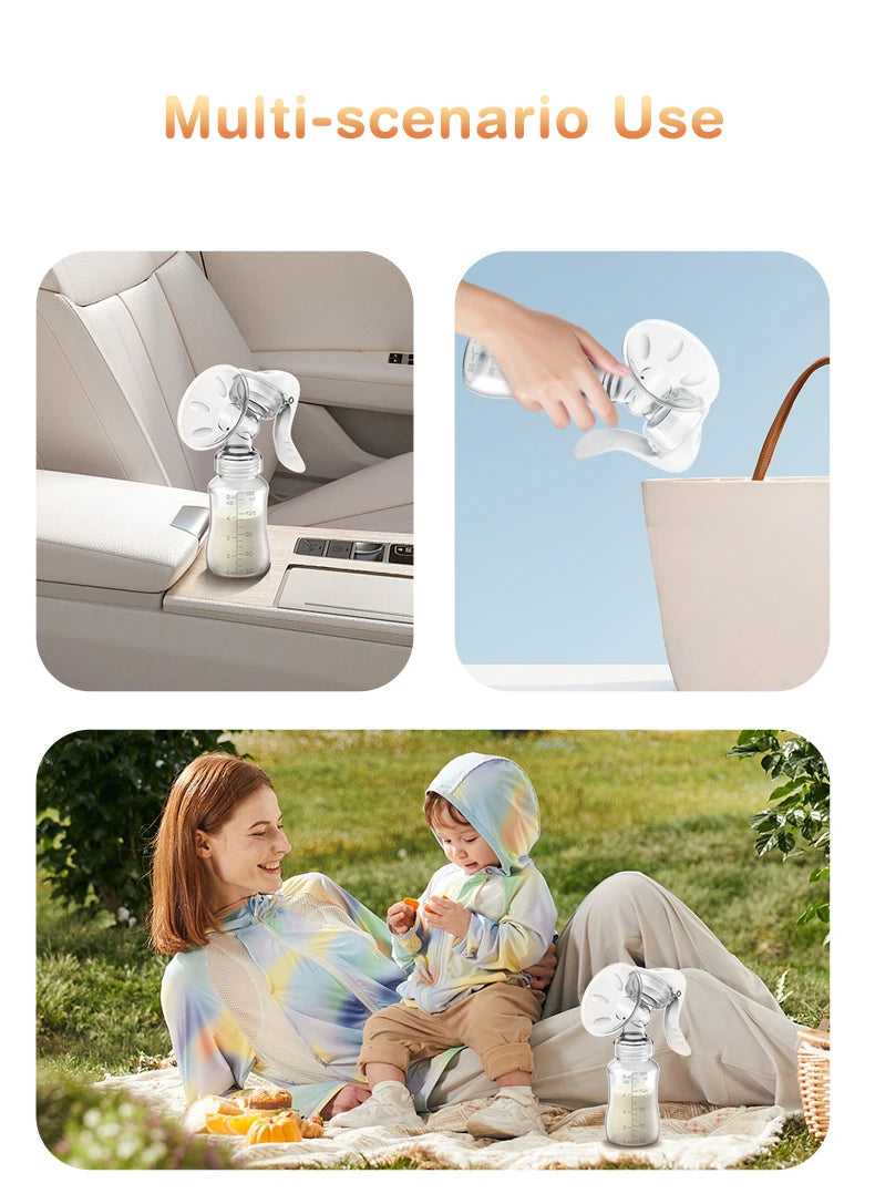 MAMIJOY  Breast Pump Baby Nipple Manual