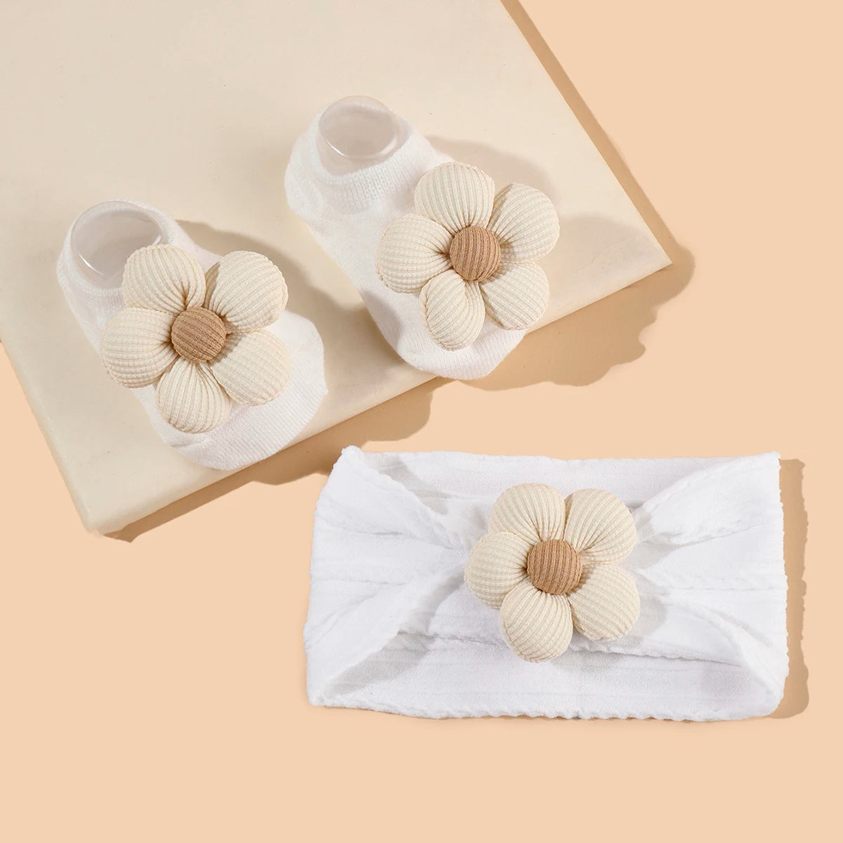 Baby Girls Headband Socks Set