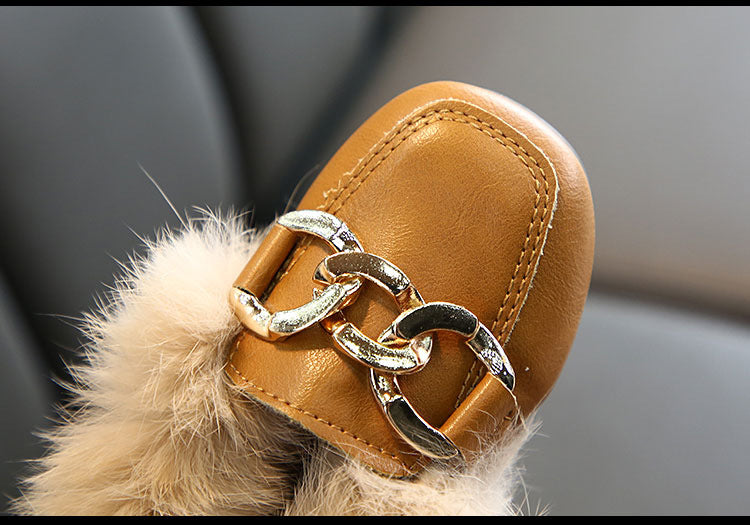Kids Fur Shoes