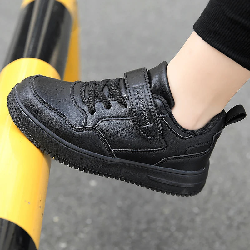 Black Kids Shoes Sports