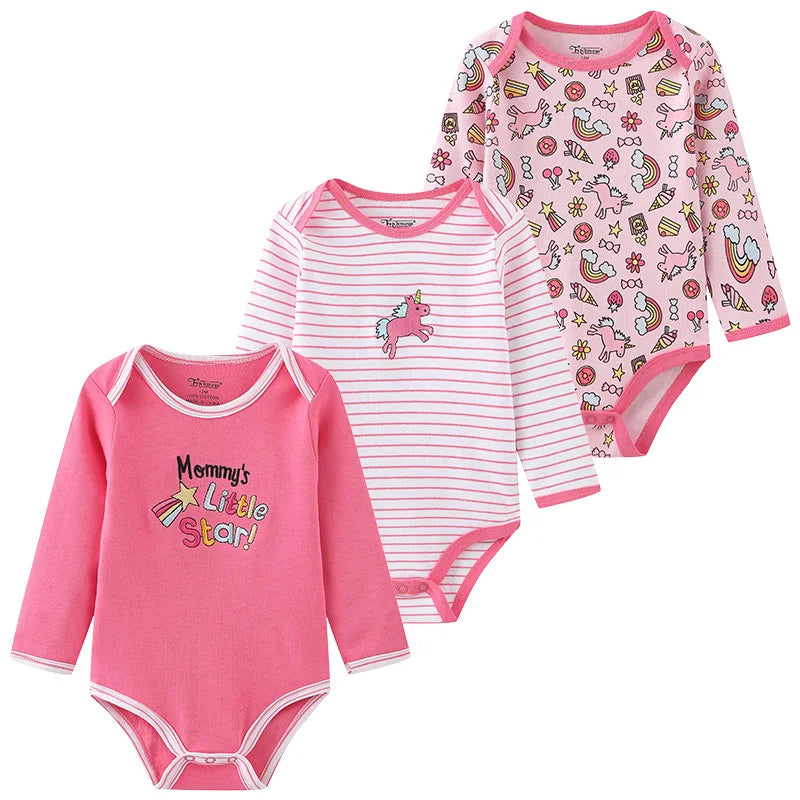 💫BabyCharm 3-Pack Bodysuits™